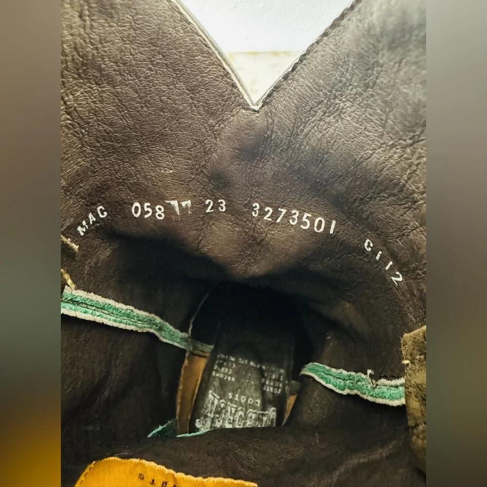 COBARCA Women’s Turquoise & Brown Leather Brass Studded Boots MX 23 - Picture 10 of 10